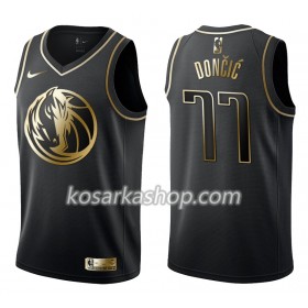 Dres Dallas Mavericks Luka Doncic Nike Crna Golden Edition Swingman